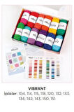 Hello Kutulu 12'li Iplik Seti - Vibrant Punch-amigurumi- Tıg Işi - Set 2 Renk Kartelası Hediyeli