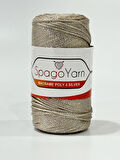 Spago Poly 4 Silver Simli Polyester Makrome İpliği 4No 030