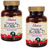 Balen K2 Mk7 Vitamin K2 Ve D Vitamini 450 Mg 60 Kapsül 2li Set