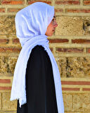 Konfor Bambu Şal Beyaz – Tok Duruşlu, Kaymaz