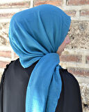 Konfor Bambu Şal Mavi– Tok Duruşlu, Kaymaz