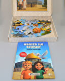 Mescid-i Aksa 54 Parça Çocuk Puzzle – Hikâye Kitabı ve Boyama Kitabı Hediyeli, Özel Kutulu