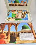 Mescid-i Nebevi 54 Parça Çocuk Puzzle – Hikâye Kitabı ve Boyama Kitabı Hediyeli, Özel Kutulu