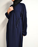 Kruvaze Yandan Bağlamalı Namaz Elbisesi – %100 Viskon- Rahat Kalıp