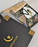 Çeyizlik Hediyelik Seccade Set – Astarlı Kadife Seccade, Eşarp, Kristal Tesbih, Erkek Tesbihi, Takke ve Esanslı Özel Kutulu Lüks Hediye