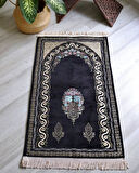 Çeyizlik Hediyelik Seccade Set – Astarlı Kadife Seccade, Eşarp, Kristal Tesbih, Erkek Tesbihi, Takke ve Esanslı Özel Kutulu Lüks Hediye