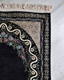 Çeyizlik Hediyelik Seccade Set – Astarlı Kadife Seccade, Eşarp, Kristal Tesbih, Erkek Tesbihi, Takke ve Esanslı Özel Kutulu Lüks Hediye