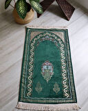 Çeyizlik Hediyelik Seccade Set – Astarlı Kadife Seccade, Eşarp, Kristal Tesbih, Erkek Tesbihi, Takke ve Esanslı Özel Kutulu Lüks Hediye