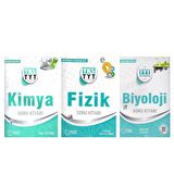 Palme Yayınları TYT Fizik Kimya ve Biyoloji A Soru Bankası 3 Kitap Set
