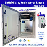 Hgsşarj "BluePan" 7,4kW Elektrikli Araç Kombinasyon Panosu Sch neider Sigorta Grubu