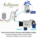 Hgsşarj "BluePan" 7,4kW Elektrikli Araç Kombinasyon Panosu Sch neider Sigorta Grubu