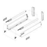 Blum Tandembox Antaro D Blumotion 30 kg 45 cm - Beyaz Bordürlü