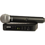 Shure BLX24E/PG58 Kablosuz Vokal Mikrofon Seti, PG58 Kapsüllü