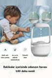 H2O 500ML Ulrasonik Hava Nemlendirici Anti-Yerçekimi Su Damlacık Tasarım Oda Buhar Makinesi Difüzörü
