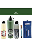 Banyo Mutfak Boyası-Cadence Multi H-051 Yaprak Yeşil 500Ml Pya250Ml Taş Vernik Mat 250Ml Saten Rulo