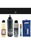Banyo Mutfak Boyası-Cadence Multi H-060 Siyah 500Ml Pya 250Ml Taş Vernik Parlak 250Ml Saten Rulo