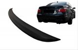 5 SERISI E60 2005-2010 IÇIN UYUMLU M5 GÖRÜNÜM BAGAJ SPOILER - PIANO BLACK (PARLAK SIYAH)