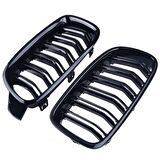 3 SERISI F30 2012-2018 IÇIN UYUMLU M3 GÖRÜNÜM PANJUR (BÖBREK) PIANO BLACK