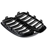 4 SERISI F32 2013-2019 IÇIN UYUMLU M4 PANJUR (CIFT CIZGI BÖBREK) PIANO BLACK