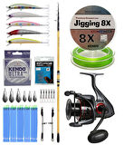 YekOutdoor Surf Olta Seti Shimano Kamış Beastmaster FX Surf Tele 4,25m 200g 6pc&Okuma Ceymar C-8000A 7+1BB Olta Makinesi