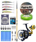 YekOutdoor Yüksek Performans Shimano Kamış Beastmaster FX Surf Tele 4,25m 200g 6pc&Okuma Salina 6000HA Olta Makinesi