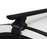  TrophyBars Kilitlenebilir (120 cm) Siyah Ara Atkı - Hyundai Elantra 4 (2006-2010) Station Wagon ile Uyumlu Tavan Barı