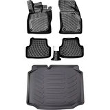 Volkswagen Bora 1999-2006 3D Araca Özel Paspas ve Bagaj Havuzu Set