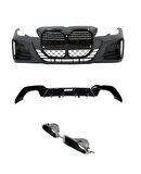 3 SERISI G20 IÇIN UYUMLU G22 DÖNÜSÜM BODY KIT (PIANO BLACK ÇERÇEVELI)