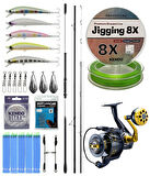 YekOutdoor Surf Seti Shimano Kamış Beastmaster K Surf Hybrid 4,50m 225g 3pc K-type DPS & Okuma Salina SA-8000A Olta Makinesi