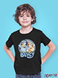 Bumeta  Bluey Bandit Heeler Chilli Heeler Çocuk Tişört T-shirt
