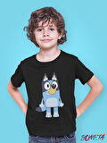 Bumeta Bluey Sevimli Köpek Kardeşler Bluey Çocuk Tişört T-shirt