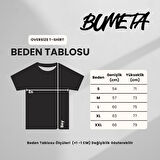Bumeta i am Not Lucky But i am Blessed Oversize Unisex Tişört T-Shirt