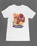 Bumeta The Flash Chibi Çizgi Film Dizi Unisex Tişört T-Shirt