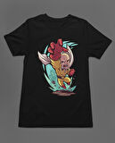 Bumeta Anime One Punch Man Saitama Chibi Çizgi Film Dizi Unisex Tişört T-Shirt