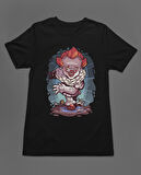 Bumeta IT Pennywise Chibi Çizgi Film Dizi Unisex Tişört T-Shirt