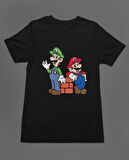 Bumeta Super Mario Lugi Ateri Game Unisex Tişört T-Shirt