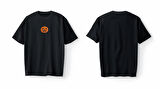 Bumeta Halloween Pumpkin Face Bal Kabağı Oversize Unisex Tişört T-Shirt