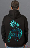 Bumeta Beast Goku Anime Güçlü Strong Body Building Sweetshirt Unisex Kapüşonlu Hoodie