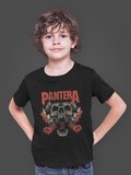 Bumeta Pantera Skull Kuru Kafa Heavy Metal Baskılı Çocuk Tişört T-shirt