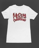 Bumeta Klasik Yılbaşı Merry Christmas Baskılı Unisex Tişört T-Shirt