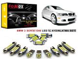 BMW E46 3 Serisi LED İç Aydınlatma Ampul Seti FEMEX Parlak Beyaz