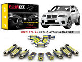 BMW E70 X5 2007-2012 LED İç Aydınlatma Ampul Seti FEMEX Parlak Beyaz