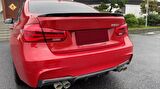 3 SERISI F30 2012-2018 IÇIN UYUMLU   MT HYBRID SPOILER PIANO BLACK