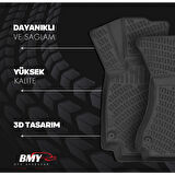 Hyundai Accent Admire 2000-2005 3D Araca Özel Havuzlu Paspas Bmy