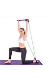 Squat Pilates Studio Evde Spor Egzersiz Çubuğu Squat Pilates Barı Plates