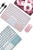 Profesyonel Wifi Q Klavye Bluetooth Klavye Touchpad 10.8 Inç Yeni Nesil