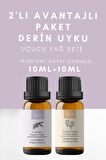 2li Avantajlı Paket Derin Uyku Lavanta & Ylang-Ylang %100 Saf Uçucu Yağı (10 ml+10 ml)