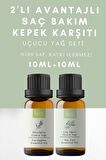 2li Avantajlı Paket Kepek Karşıtı Çay Ağacı Yağı & Okaliptus %100 Saf Uçucu Yağı (10 ml + 10 ml)