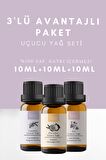 Boco Nature Itır & Lavanta & Portakal Saf Aromaterapi Uçucu Yağı Avantajlı 3lü Set (30ml)