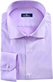 ERKEK LİLA GABARDİN DOKU %100 MISIR PAMUĞU GÖMLEK
